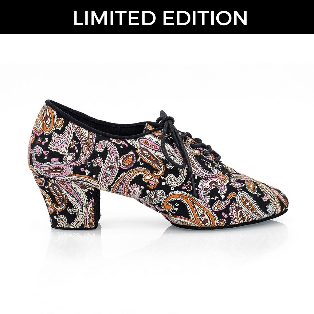"Eden" Split sole leather practice dance shoes | 2" Cuban Heel - Vivaz Dance
