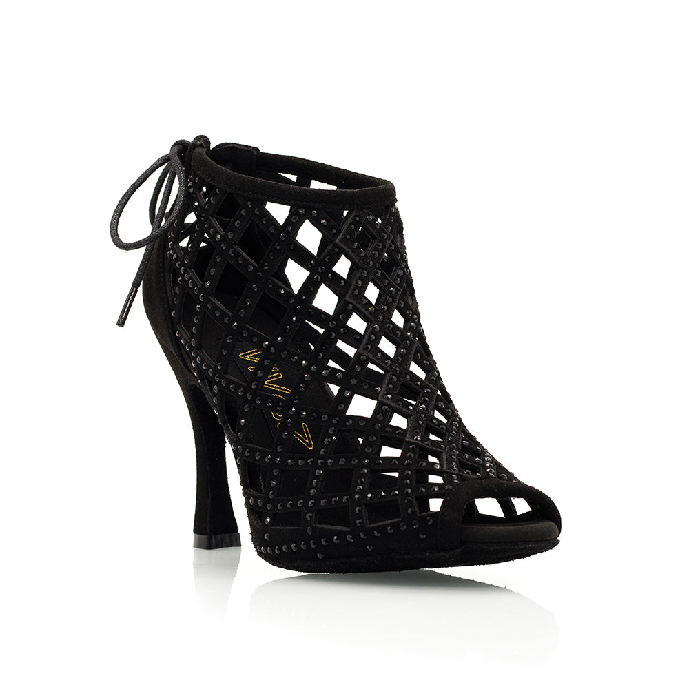 Elodie | Diamonte Dance Booties | 3.5 Inch - Vivaz Dance