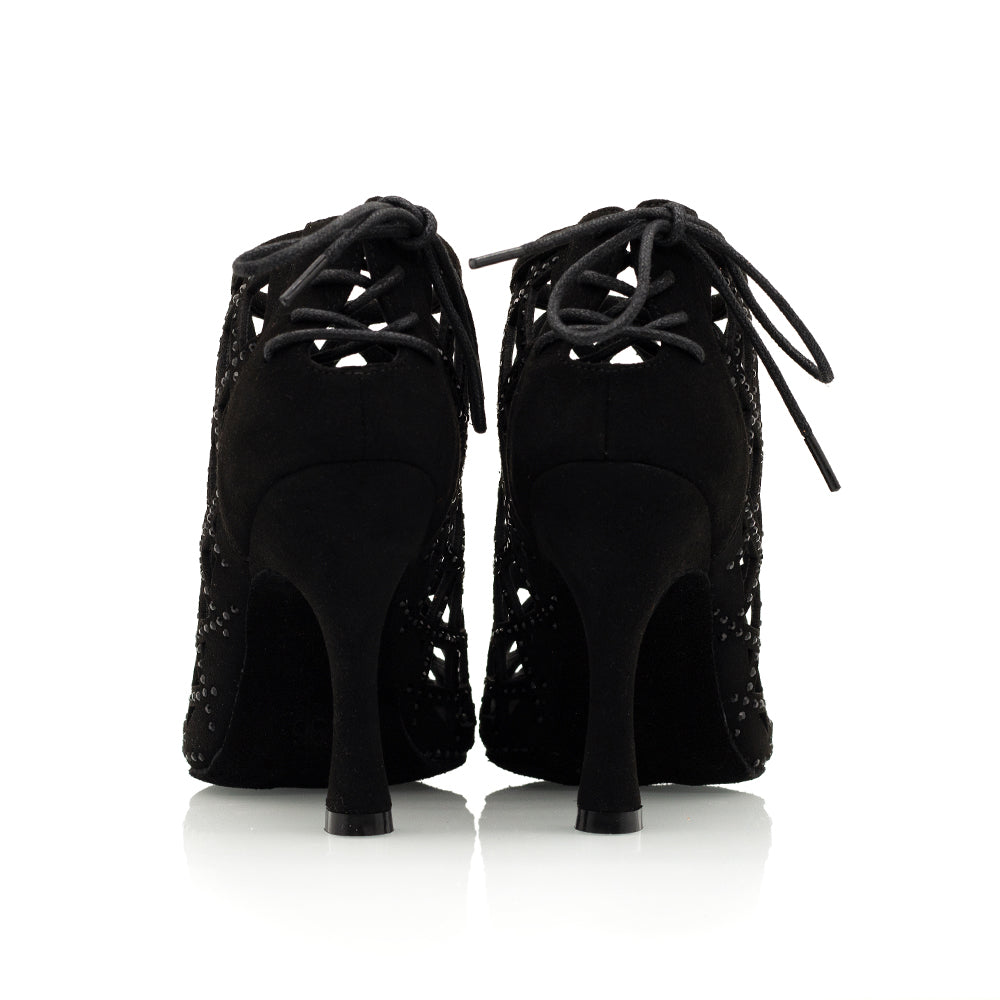 Elodie | Diamonte Dance Booties | 3.5 Inch - Vivaz Dance