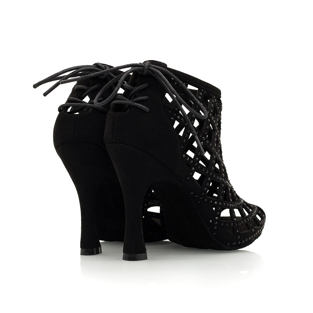 Elodie | Diamonte Dance Booties | 3.5 Inch - Vivaz Dance