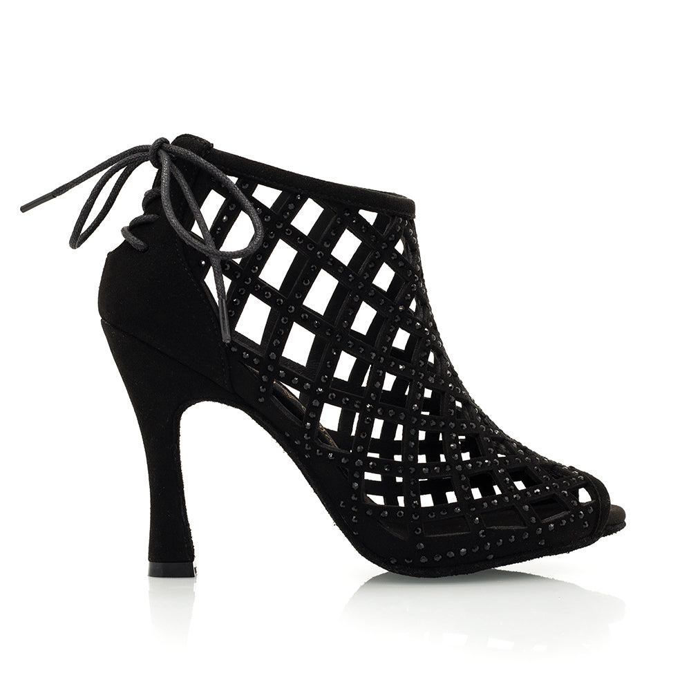 Elodie | Diamonte Dance Booties | 3.5 Inch - Vivaz Dance